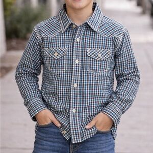 Boys Pintlar Button Shirt